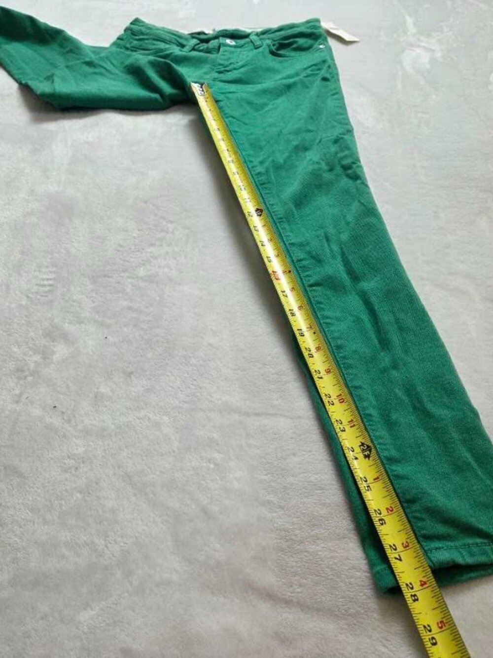 New 25 Anthropologie x Pilcro and the Letterpress skinny ankle jeans in green - Picture 7 of 10